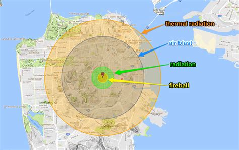 weapon impact tested|NUKEMAP by Alex Wellerstein.